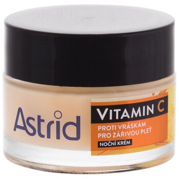 Nočný krém proti vráskam pre žiarivú pleť s Vitamínom C